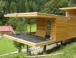 maison bois sur pilotis